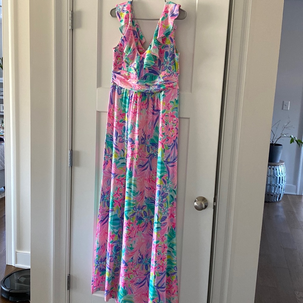 Lilly Pulitzer Mirella Maxi Dress L